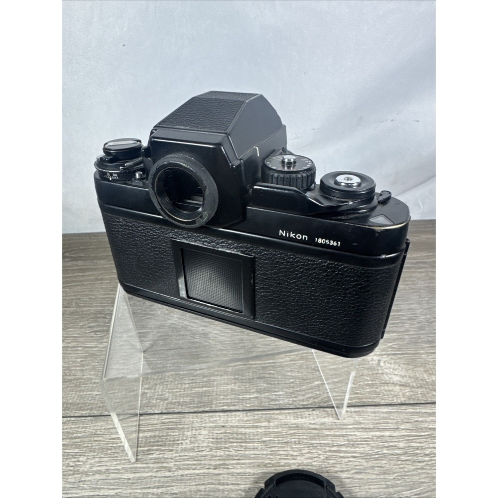Nikon F3 SLR 35mm Film Camera Black with Nikkor 85mm 1:2 Manual Focus Lens Works - Picture 4 of 8